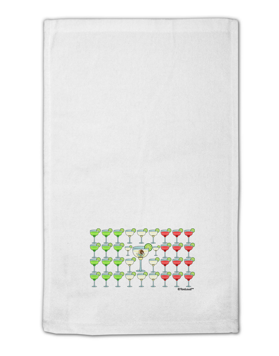 Mexican Flag of Margaritas 11&#x22;x18&#x22; Dish Fingertip Towel by TooLoud-Fingertip Towel-TooLoud-White-Davson Sales