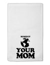 Respect Your Mom - Mother Earth Design 11&#x22;x18&#x22; Dish Fingertip Towel-Fingertip Towel-TooLoud-White-Davson Sales