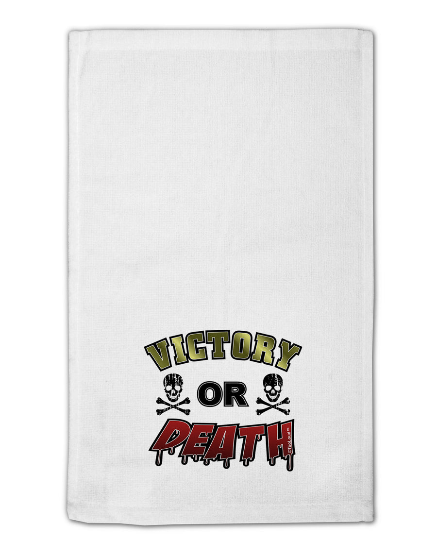 TooLoud Victory Or Death 11&#x22;x18&#x22; Dish Fingertip Towel-Fingertip Towel-TooLoud-White-Davson Sales