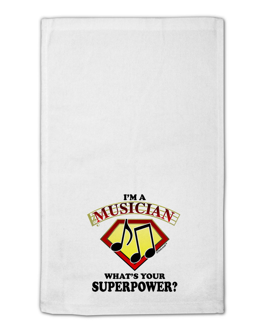 Musician - Superpower 11&#x22;x18&#x22; Dish Fingertip Towel-Fingertip Towel-TooLoud-White-Davson Sales