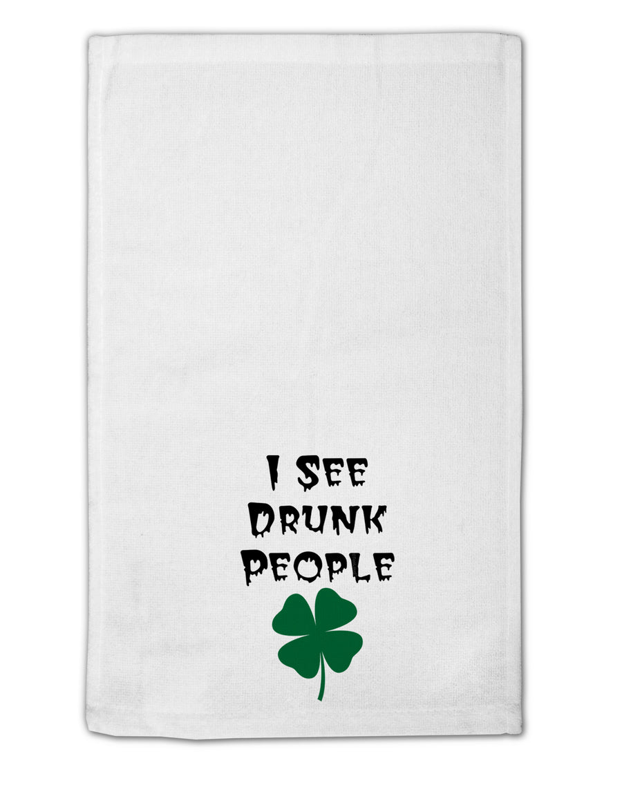 I See Drunk People Funny 11&#x22;x18&#x22; Dish Fingertip Towel by TooLoud-TooLoud-White-Davson Sales