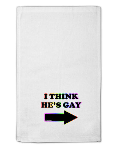 I Think He's Gay Right 11&#x22;x18&#x22; Dish Fingertip Towel by TooLoud-Fingertip Towel-TooLoud-White-Davson Sales