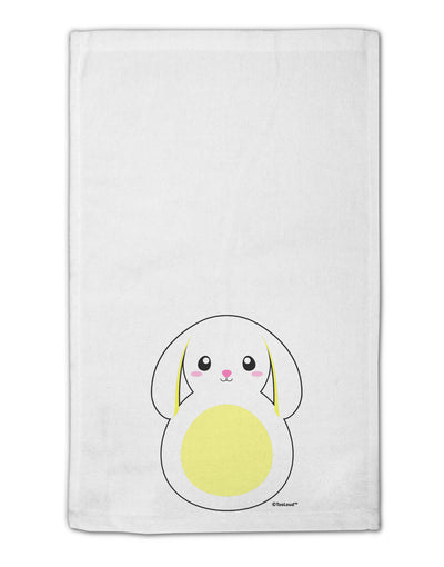 Cute Bunny with Floppy Ears - Yellow 11&#x22;x18&#x22; Dish Fingertip Towel by TooLoud-Fingertip Towel-TooLoud-White-Davson Sales