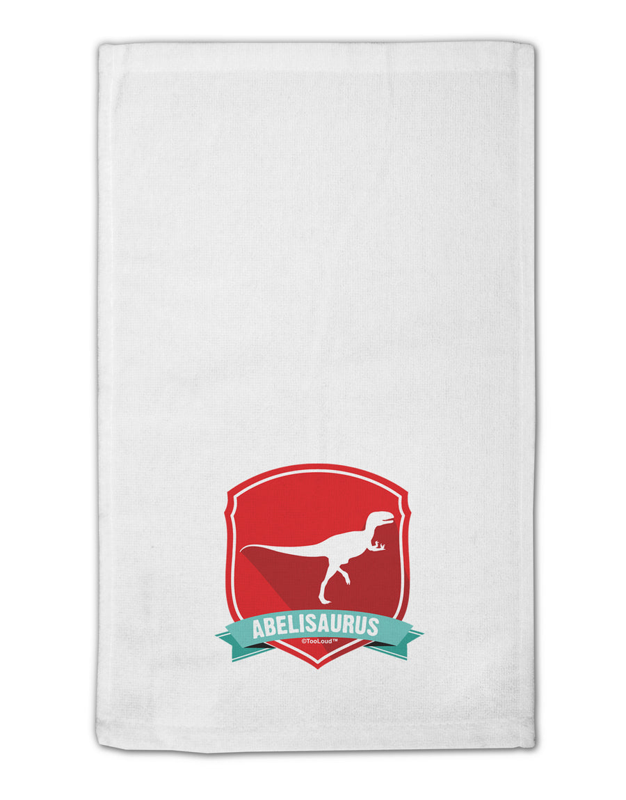 Jurassic Abelisaurus Dinosaur Design 11&#x22;x18&#x22; Dish Fingertip Towel by TooLoud-Fingertip Towel-TooLoud-White-Davson Sales