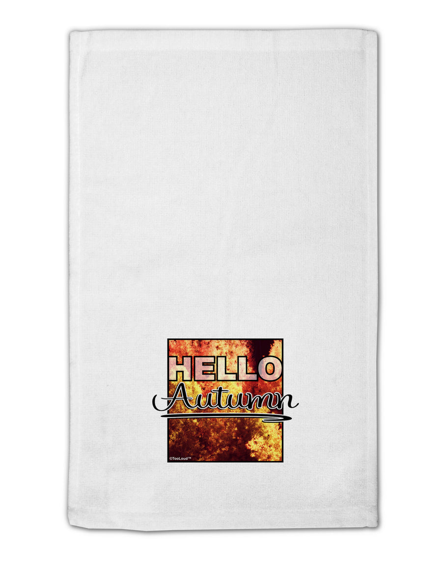 Hello Autumn 11&#x22;x18&#x22; Dish Fingertip Towel-Fingertip Towel-TooLoud-White-Davson Sales