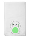 Cute Bunny with Floppy Ears - Green 11&#x22;x18&#x22; Dish Fingertip Towel by TooLoud-Fingertip Towel-TooLoud-White-Davson Sales