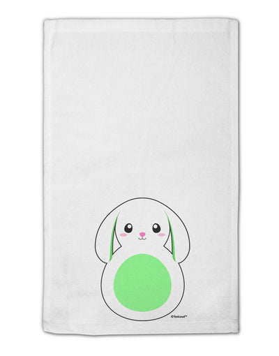 Cute Bunny with Floppy Ears - Green 11&#x22;x18&#x22; Dish Fingertip Towel by TooLoud-Fingertip Towel-TooLoud-White-Davson Sales