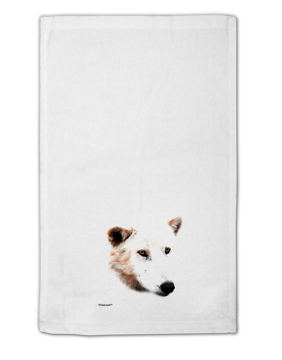 White Wolf Head Cutout 11&#x22;x18&#x22; Dish Fingertip Towel-Fingertip Towel-TooLoud-White-Davson Sales