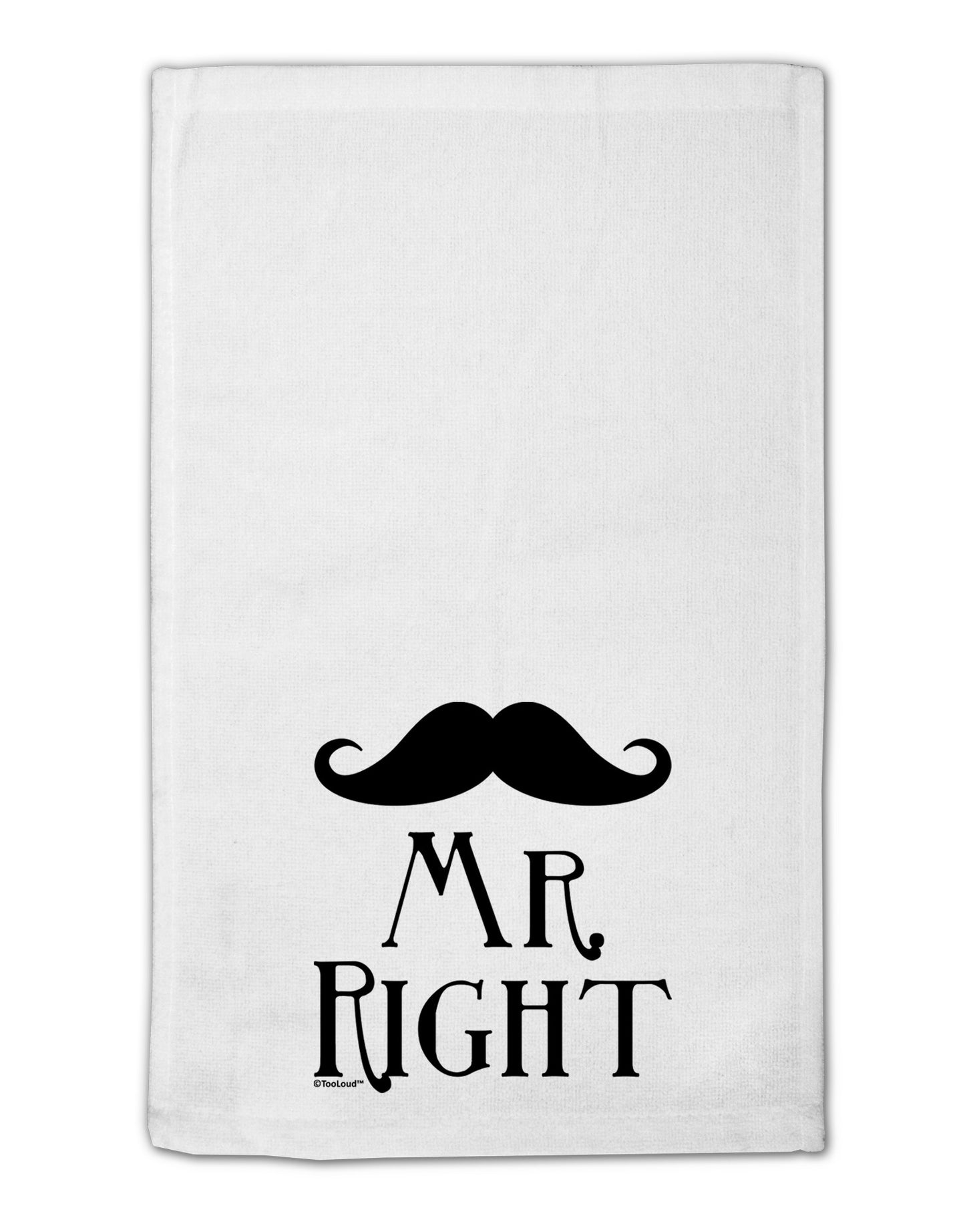 Mr Right 11&#x22;x18&#x22; Dish Fingertip Towel-Fingertip Towel-TooLoud-White-Davson Sales
