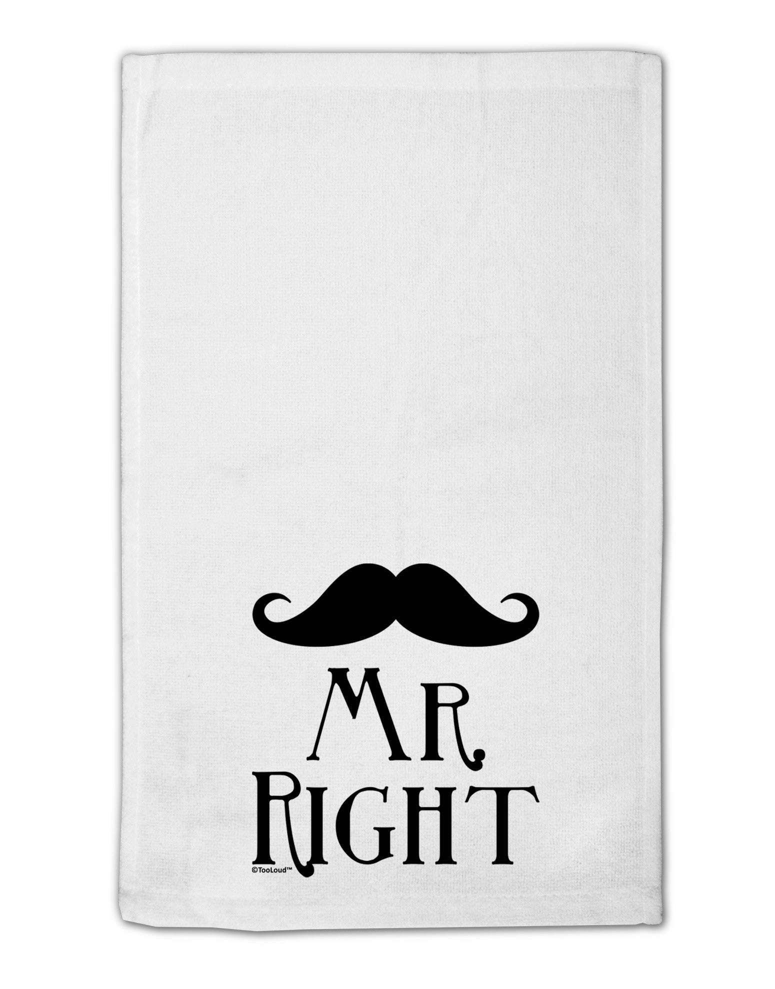 Mr Right 11&#x22;x18&#x22; Dish Fingertip Towel-Fingertip Towel-TooLoud-White-Davson Sales