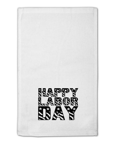 Happy Labor Day Text 11&#x22;x18&#x22; Dish Fingertip Towel-Fingertip Towel-TooLoud-White-Davson Sales