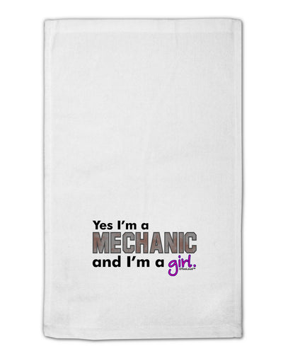 Yes I am a Mechanic Girl 11&#x22;x18&#x22; Dish Fingertip Towel-Fingertip Towel-TooLoud-White-Davson Sales