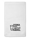 Vodka Is My Spirit Animal 11&#x22;x18&#x22; Dish Fingertip Towel-Fingertip Towel-TooLoud-White-Davson Sales