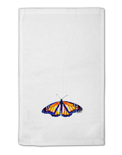 Watercolor Monarch Butterfly 11&#x22;x18&#x22; Dish Fingertip Towel-Fingertip Towel-TooLoud-White-Davson Sales