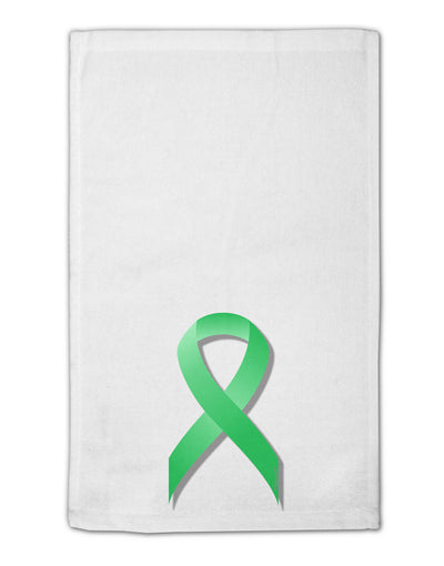 Celiac Disease Awareness Ribbon - Light Green 11&#x22;x18&#x22; Dish Fingertip Towel-Fingertip Towel-TooLoud-White-Davson Sales