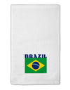 Brazil Flag 11&#x22;x18&#x22; Dish Fingertip Towel-Fingertip Towel-TooLoud-White-Davson Sales