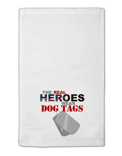 Heroes Dog Tags 11&#x22;x18&#x22; Dish Fingertip Towel-Fingertip Towel-TooLoud-White-Davson Sales