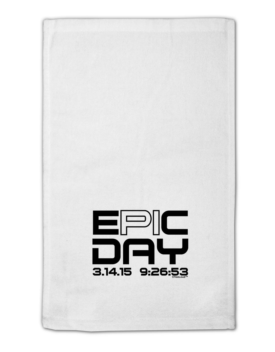Epic Pi Day Text Design 11&#x22;x18&#x22; Dish Fingertip Towel by TooLoud-Fingertip Towel-TooLoud-White-Davson Sales