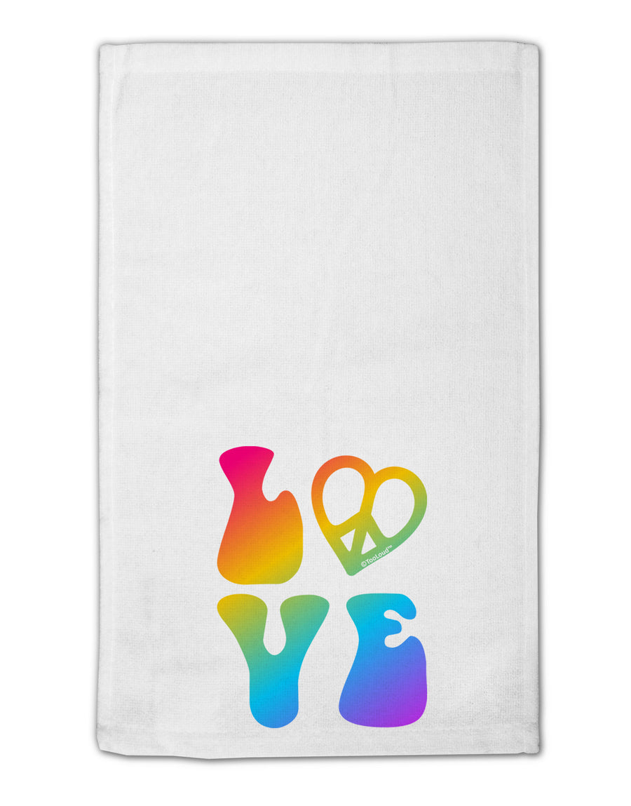 Peace and Love - Peace Heart Love 11&#x22;x18&#x22; Dish Fingertip Towel-Fingertip Towel-TooLoud-White-Davson Sales