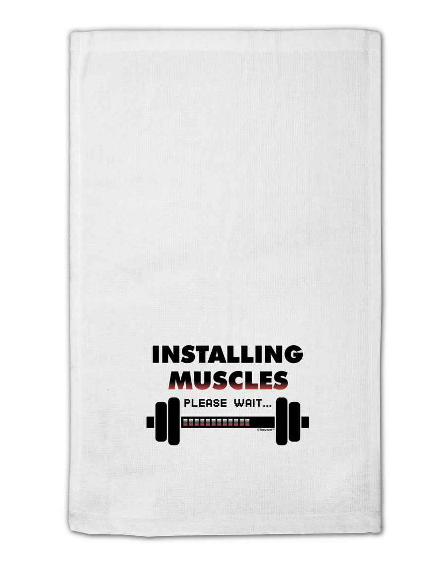 Installing Muscles 11&#x22;x18&#x22; Dish Fingertip Towel-Fingertip Towel-TooLoud-White-Davson Sales