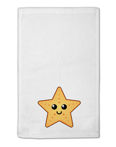 Cute Starfish 11&#x22;x18&#x22; Dish Fingertip Towel by TooLoud-Fingertip Towel-TooLoud-White-Davson Sales