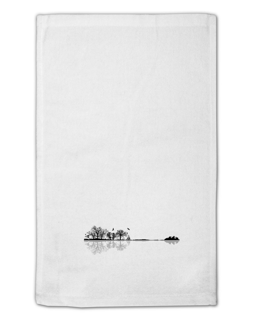 Nature's Harmony Guitar 11&#x22;x18&#x22; Dish Fingertip Towel by TooLoud-Kitchen Towels-TooLoud-White-Davson Sales