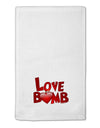 Love Bomb Text 11&#x22;x18&#x22; Dish Fingertip Towel-Fingertip Towel-TooLoud-White-Davson Sales