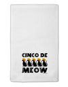 Five Cats - Cinco de Meow 11&#x22;x18&#x22; Dish Fingertip Towel by TooLoud-Fingertip Towel-TooLoud-White-Davson Sales