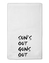 Suns Out Guns Out 11&#x22;x18&#x22; Dish Fingertip Towel-Fingertip Towel-TooLoud-White-Davson Sales