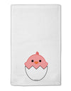 Cute Hatching Chick - Pink 11&#x22;x18&#x22; Dish Fingertip Towel by TooLoud-Fingertip Towel-TooLoud-White-Davson Sales