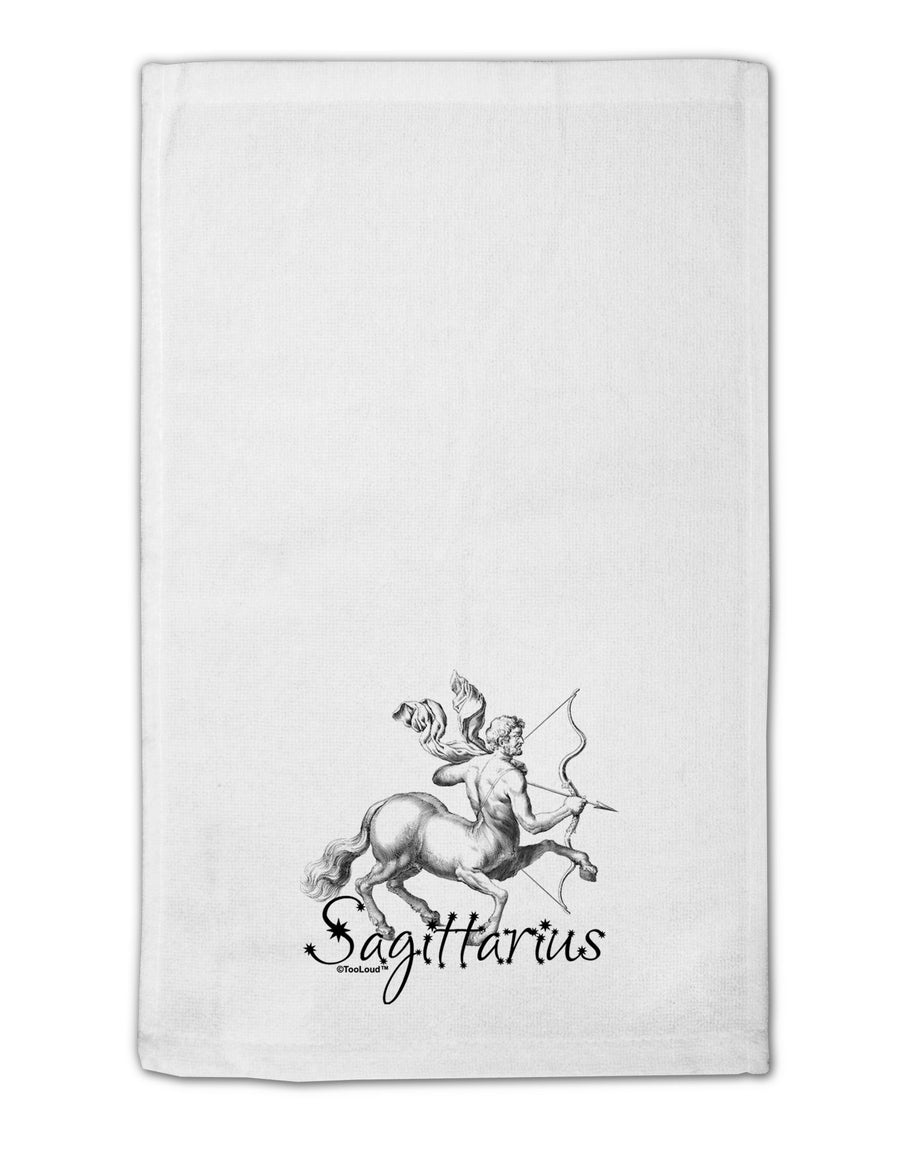 Sagittarius Illustration 11&#x22;x18&#x22; Dish Fingertip Towel-Fingertip Towel-TooLoud-White-Davson Sales