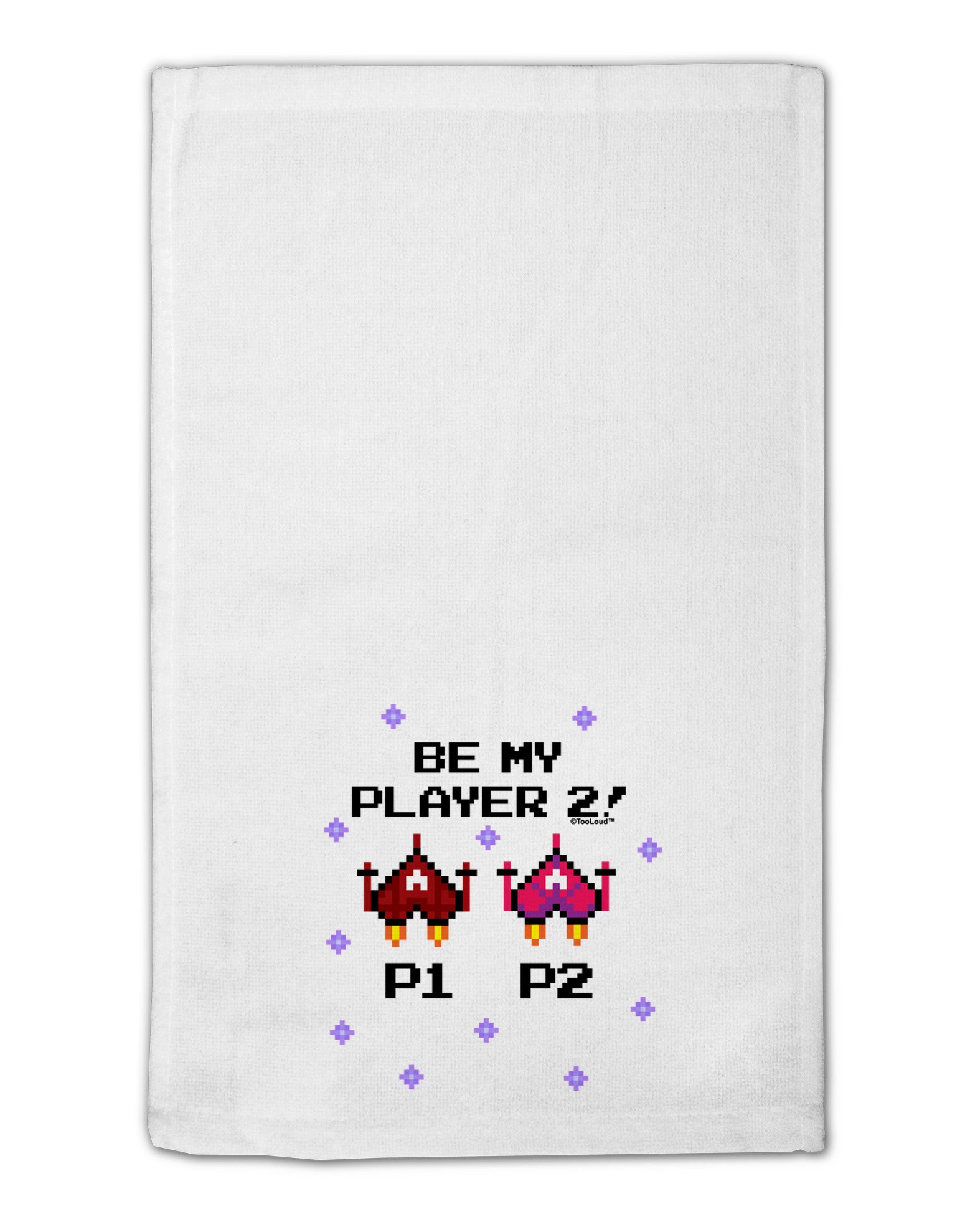 Be My Player 2 11&#x22;x18&#x22; Dish Fingertip Towel-Fingertip Towel-TooLoud-White-Davson Sales