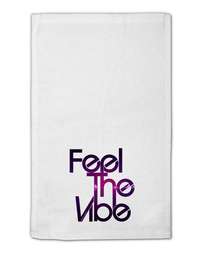 Feel The Vibe 11&#x22;x18&#x22; Dish Fingertip Towel-Fingertip Towel-TooLoud-White-Davson Sales