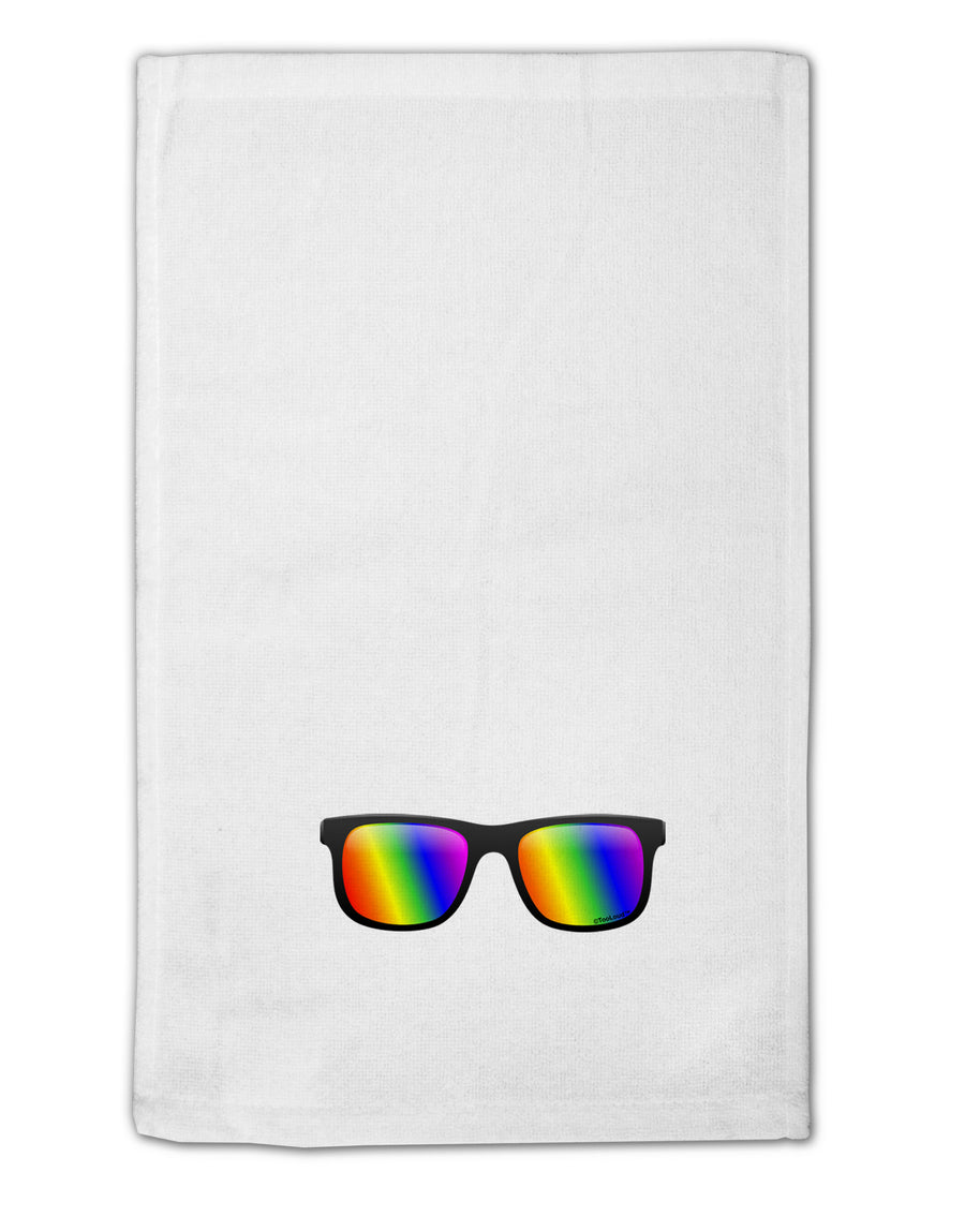 Pride Rainbow Lenses 11&#x22;x18&#x22; Dish Fingertip Towel by TooLoud-Fingertip Towel-TooLoud-White-Davson Sales