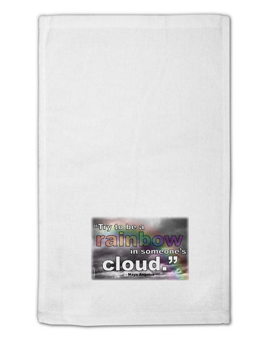 Rainbow in Cloud M Angelou 11&#x22;x18&#x22; Dish Fingertip Towel by TooLoud-Fingertip Towel-TooLoud-White-Davson Sales