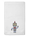 Cute Robot Male 11&#x22;x18&#x22; Dish Fingertip Towel by TooLoud-Fingertip Towel-TooLoud-White-Davson Sales