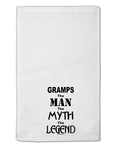 Gramps The Man The Myth The Legend 11&#x22;x18&#x22; Dish Fingertip Towel by TooLoud-TooLoud-White-Davson Sales