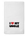 I Heart My Uncle 11&#x22;x18&#x22; Dish Fingertip Towel by TooLoud-Fingertip Towel-TooLoud-White-Davson Sales