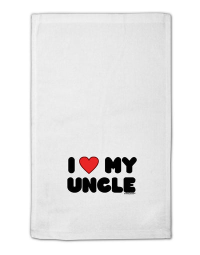 I Heart My Uncle 11&#x22;x18&#x22; Dish Fingertip Towel by TooLoud-Fingertip Towel-TooLoud-White-Davson Sales