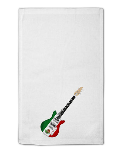 Mexican Flag Guitar Design 11&#x22;x18&#x22; Dish Fingertip Towel by TooLoud-Fingertip Towel-TooLoud-White-Davson Sales