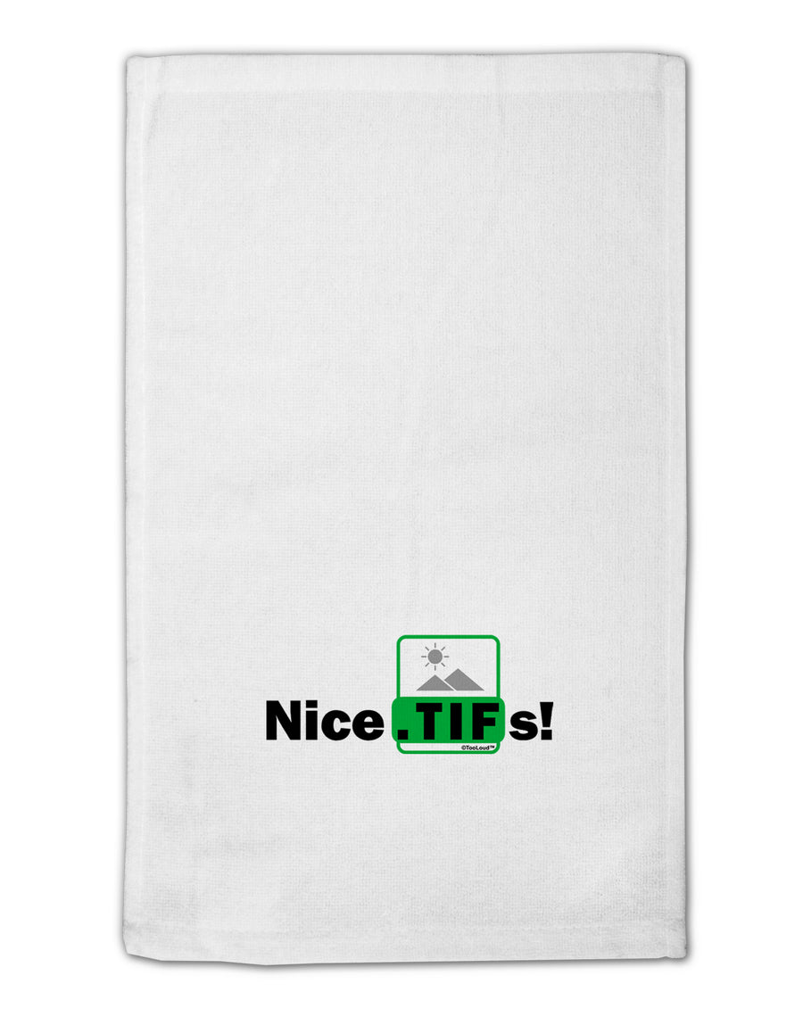 Nice Tifs 11&#x22;x18&#x22; Dish Fingertip Towel by TooLoud-Fingertip Towel-TooLoud-White-Davson Sales