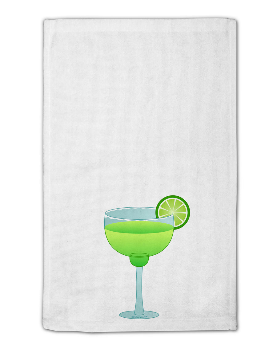 Green Margarita with Lime - Cinco de Mayo 11&#x22;x18&#x22; Dish Fingertip Towel by TooLoud-Fingertip Towel-TooLoud-White-Davson Sales