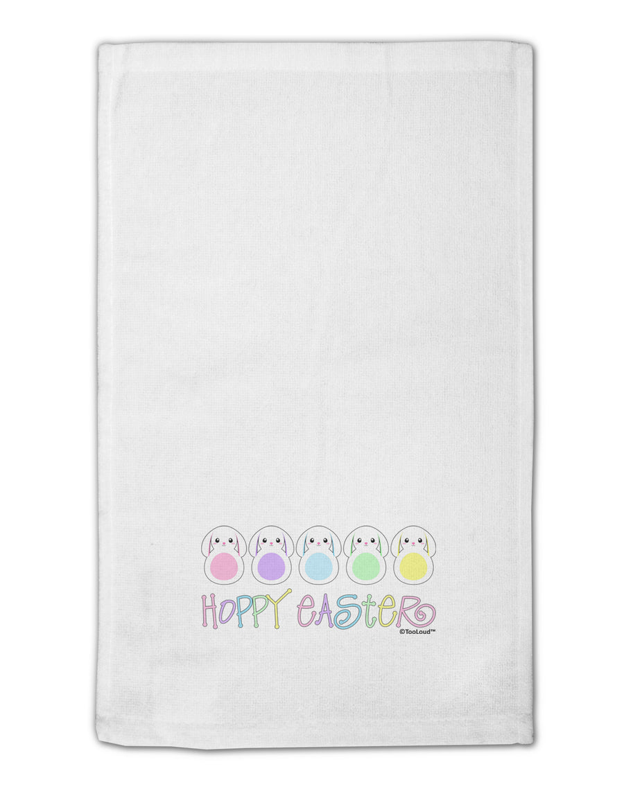 Cute Pastel Bunnies - Hoppy Easter 11&#x22;x18&#x22; Dish Fingertip Towel by TooLoud-Fingertip Towel-TooLoud-White-Davson Sales