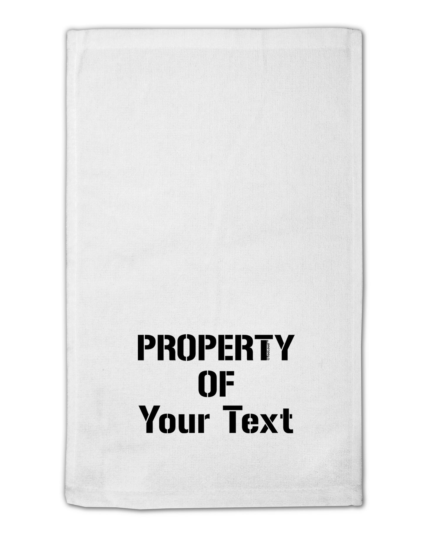 Personalized Property Of 11&#x22;x18&#x22; Dish Fingertip Towel-Fingertip Towel-TooLoud-White-Davson Sales