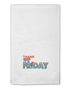 Thank God It's Friday Mixed Drink 11&#x22;x18&#x22; Dish Fingertip Towel-Fingertip Towel-TooLoud-White-Davson Sales