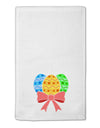 Easter Eggs With Bow 11&#x22;x18&#x22; Dish Fingertip Towel by TooLoud-Fingertip Towel-TooLoud-White-Davson Sales