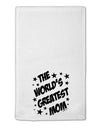 The World's Greatest Mom - Superhero Style 11&#x22;x18&#x22; Dish Fingertip Towel by TooLoud-Fingertip Towel-TooLoud-White-Davson Sales