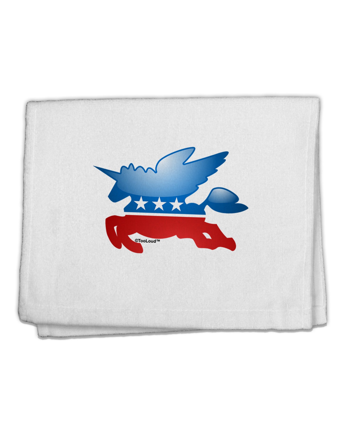 Unicorn Political Symbol 11&#x22;x18&#x22; Dish Fingertip Towel-Fingertip Towel-TooLoud-White-Davson Sales