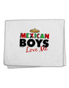 Mexican Boys Love Me 11&#x22;x18&#x22; Dish Fingertip Towel-Fingertip Towel-TooLoud-White-Davson Sales