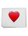 Cute Cartoon Heart 11&#x22;x18&#x22; Dish Fingertip Towel by TooLoud-Fingertip Towel-TooLoud-White-Davson Sales